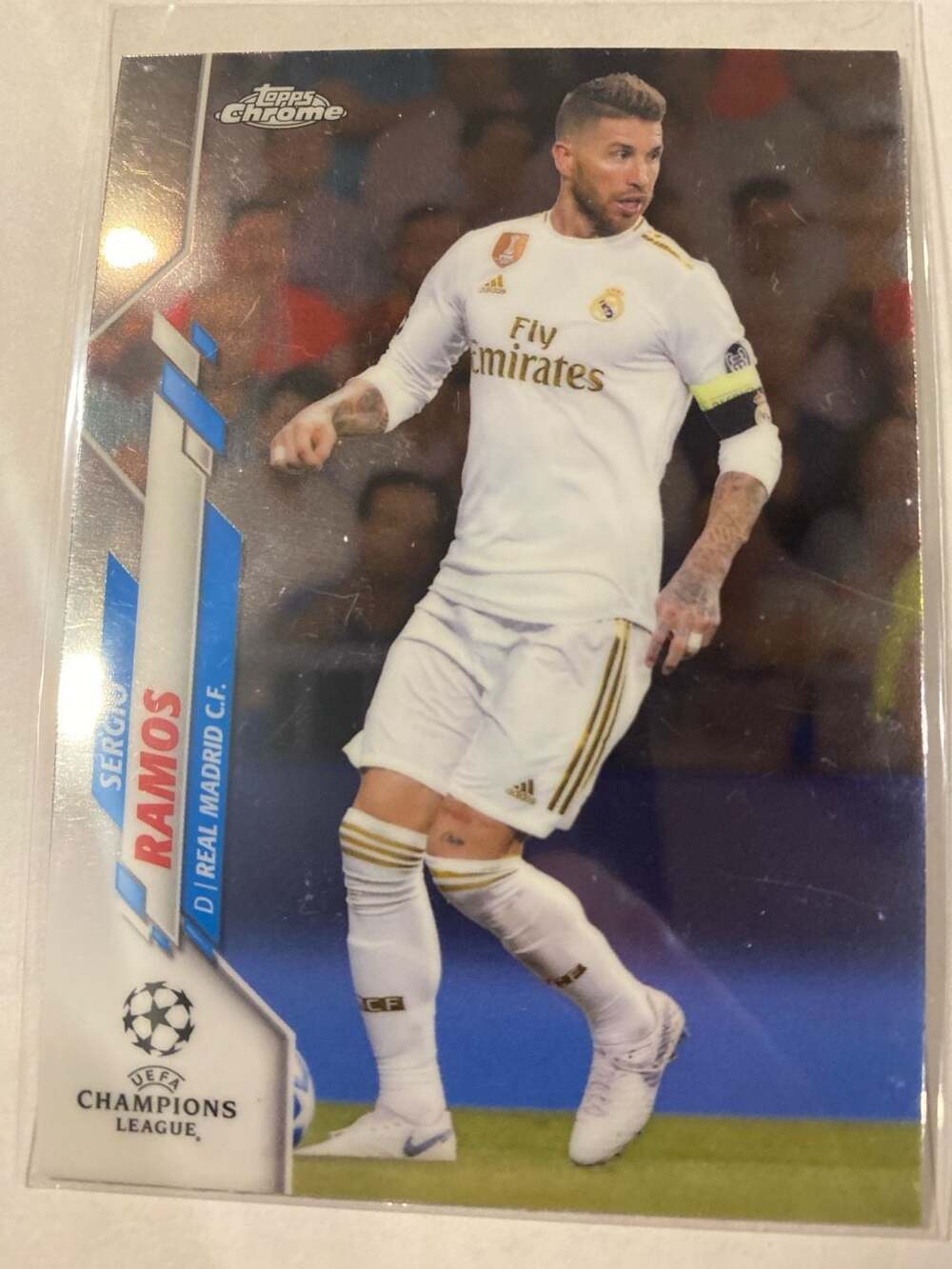 2019-20 Topps Chrome UEFA Champions League Sergio Ramos #57 Trading Card